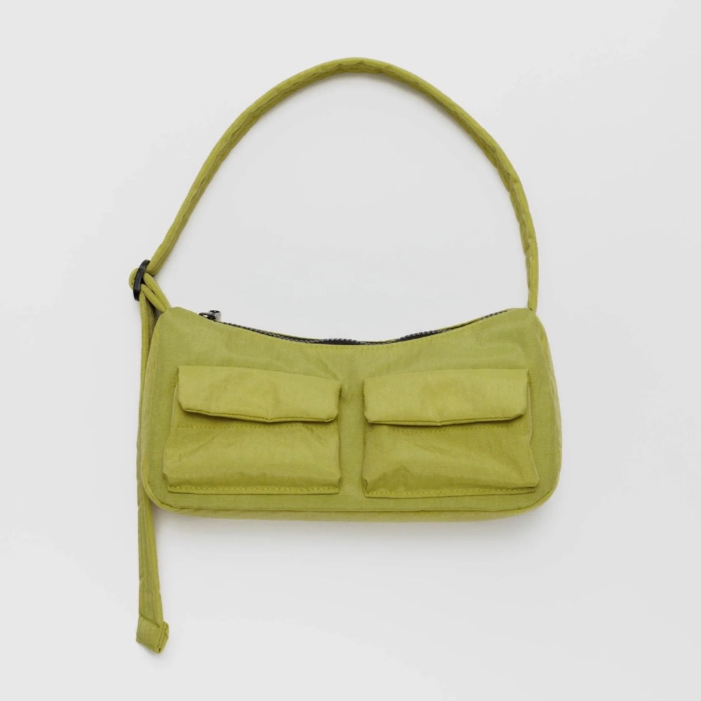 BAGGU Cargo Shoulder Bag, Lemongrass